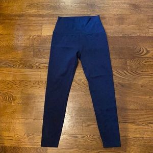 Beyond Yoga EUC navy jacquard 7/8” leggings